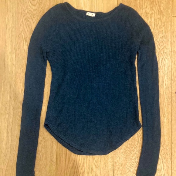 Garage Blue Long Sleeve Tee - Picture 1 of 3